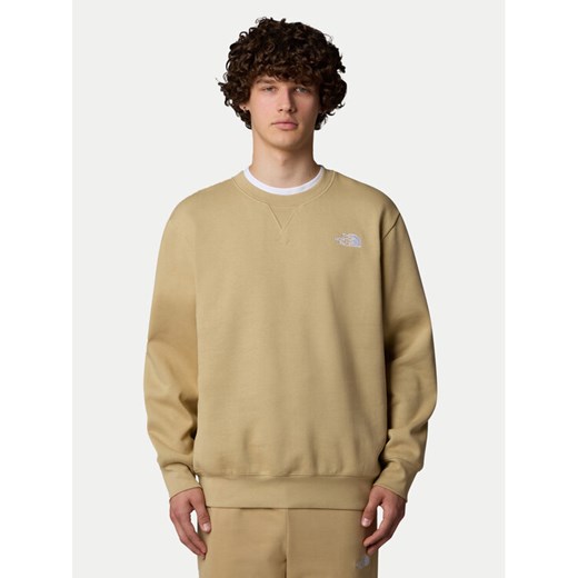 The North Face Bluza Essential NF0A89ET Beżowy Relaxed Fit ze sklepu MODIVO w kategorii Bluzy męskie - zdjęcie 182671282