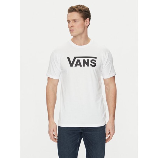Vans T-Shirt Classic VN000GGGYB21 Biały Classic Fit ze sklepu MODIVO w kategorii T-shirty męskie - zdjęcie 182671344