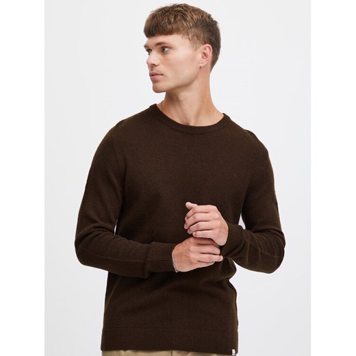 Solid Sweter 21107341 Brązowy Regular Fit ze sklepu MODIVO w kategorii Swetry męskie - zdjęcie 182671350