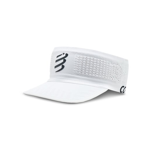 Compressport Daszek Spiderweb Headband On/Off CU00006B Biały ze sklepu MODIVO w kategorii Czapki z daszkiem męskie - zdjęcie 182671354