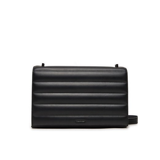 Calvin Klein Torebka Line Quilt Md Conv Shoulder Bag K60K612117 Czarny Calvin Klein 00 MODIVO
