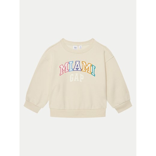 Gap Bluza 645497-04 Beżowy Regular Fit ze sklepu MODIVO w kategorii Bluzy dziewczęce - zdjęcie 182671421