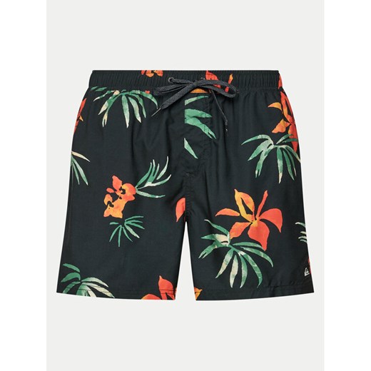 Quiksilver Szorty kąpielowe Everyday Mix Volley AQYJV03147 Czarny Regular Fit ze sklepu MODIVO w kategorii Kąpielówki - zdjęcie 182671430