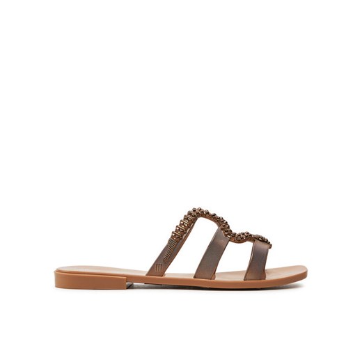 Melissa Klapki Melissa Slide + Bo.Bo. Ad 33862 Brązowy ze sklepu MODIVO w kategorii Klapki damskie - zdjęcie 182671433