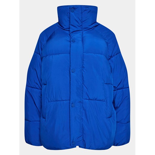 Gina Tricot Kurtka zimowa 20498 Niebieski Regular Fit ze sklepu MODIVO w kategorii Kurtki damskie - zdjęcie 182671442