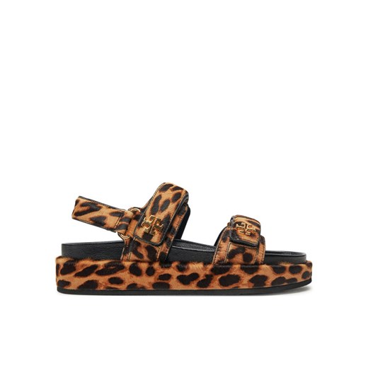 Tory Burch Sandały 165479 Brązowy ze sklepu MODIVO w kategorii Sandały damskie - zdjęcie 182671530