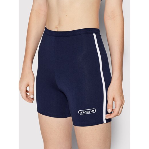 adidas Szorty sportowe HL6562 Granatowy Tight Fit ze sklepu MODIVO w kategorii Szorty - zdjęcie 182671582