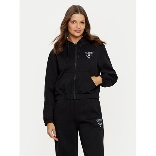 Guess Bluza V5RQ20 KC3D2 Czarny Regular Fit ze sklepu MODIVO w kategorii Bluzy damskie - zdjęcie 182671692