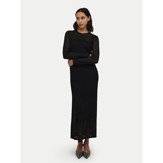 Karen by Simonsen Sukienka dzianinowa Naomi10104858 Granatowy Straight Fit ze sklepu MODIVO w kategorii Sukienki - zdjęcie 182671750