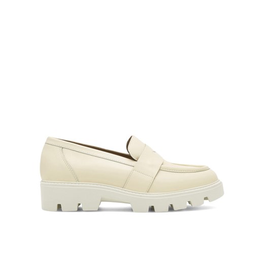 Badura Loafersy AMANTEA-E23-28180NAP Beżowy ze sklepu MODIVO w kategorii Półbuty damskie - zdjęcie 182671874