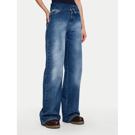 Please Jeansy P3ARCJGW7N Granatowy Regular Fit ze sklepu MODIVO w kategorii Jeansy damskie - zdjęcie 182671901