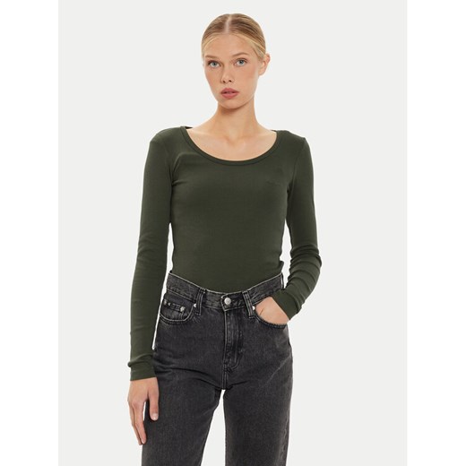 Pepe Jeans Bluzka Finny PL505955 Zielony Regular Fit ze sklepu MODIVO w kategorii Bluzki damskie - zdjęcie 182671972