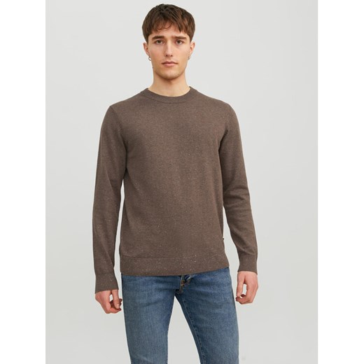 Jack&Jones Sweter Albert 12236792 Brązowy Regular Fit ze sklepu MODIVO w kategorii Swetry męskie - zdjęcie 182671983