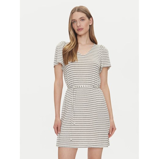 Vero Moda Sukienka letnia Gina 10325612 Beżowy Regular Fit ze sklepu MODIVO w kategorii Sukienki - zdjęcie 182672030