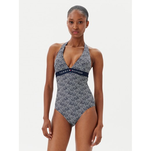 Tommy Hilfiger Strój kąpielowy UW0UW05962 Granatowy ze sklepu MODIVO w kategorii Stroje kąpielowe - zdjęcie 182672034