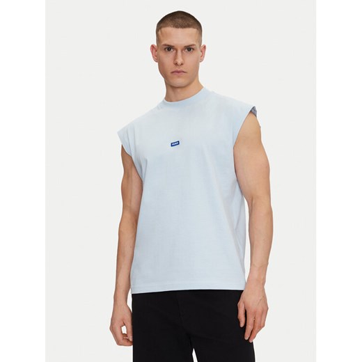 HUGO Tank top Navertz 50509773 Błękitny Regular Fit L MODIVO