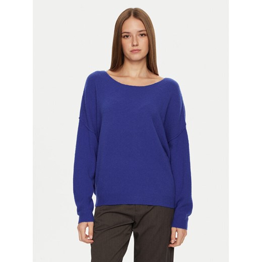 American Vintage Sweter Damsville DAM225H24 Niebieski Loose Fit ze sklepu MODIVO w kategorii Swetry damskie - zdjęcie 182672081