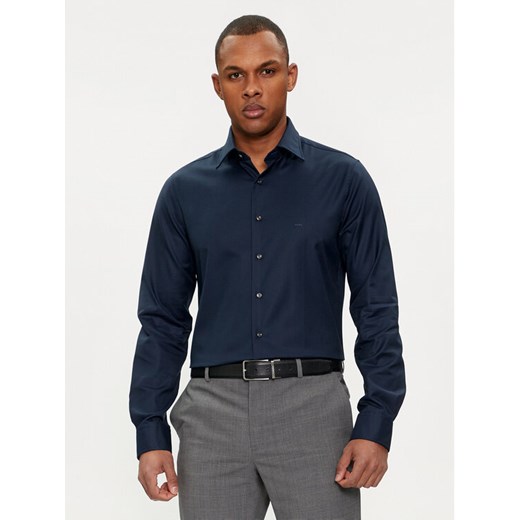 Michael Kors Koszula MD0DS01032 Granatowy Slim Fit ze sklepu MODIVO w kategorii Koszule męskie - zdjęcie 182672110