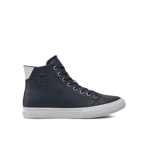 Tommy Hilfiger Sneakersy Th Hi Vulc Street Lth Ess FM0FM04897 Niebieski Tommy Hilfiger 43 MODIVO