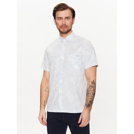 Guess Koszula M3GH71 WFDZ0 Niebieski Regular Fit ze sklepu MODIVO w kategorii Koszule męskie - zdjęcie 182672224