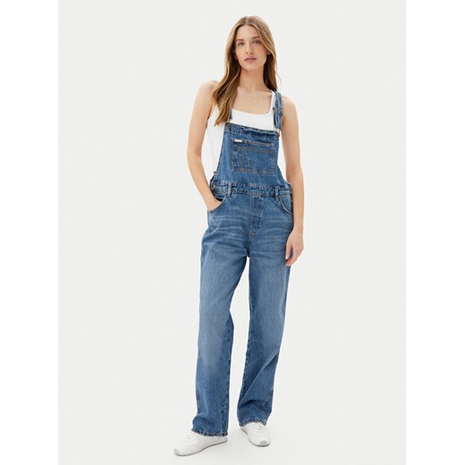 Guess Ogrodniczki W5GD0Z D5O11 Granatowy Regular Fit ze sklepu MODIVO w kategorii Jeansy damskie - zdjęcie 182672280