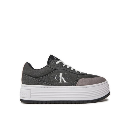 Calvin Klein Jeans Sneakersy Bold Platf Low Lace Mix Ml Btw YW0YW01433 Czarny 40 MODIVO