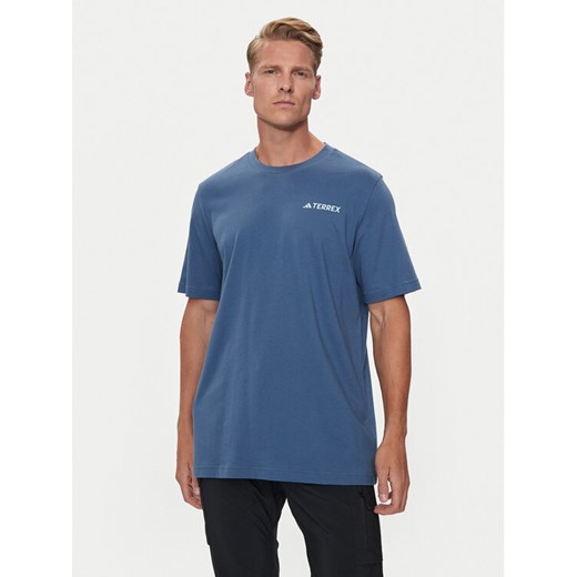 adidas T-Shirt Terrex Graphic MTN 2.0 IM8354 Niebieski Regular Fit ze sklepu MODIVO w kategorii T-shirty męskie - zdjęcie 182672473