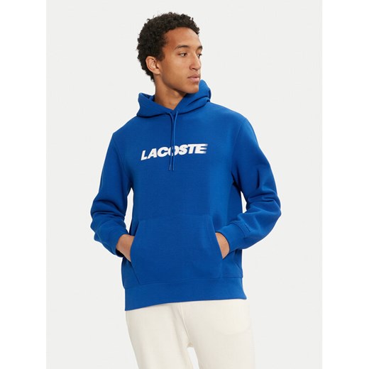 Lacoste Bluza SH2860 Niebieski Regular Fit ze sklepu MODIVO w kategorii Bluzy męskie - zdjęcie 182672490