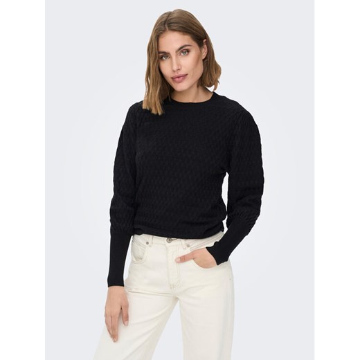 ONLY Sweter 15264797 Czarny Regular Fit ze sklepu MODIVO w kategorii Swetry damskie - zdjęcie 182672491