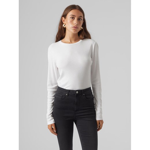 Vero Moda Bluzka Roma 10293830 Biały Slim Fit Vero Moda XL MODIVO