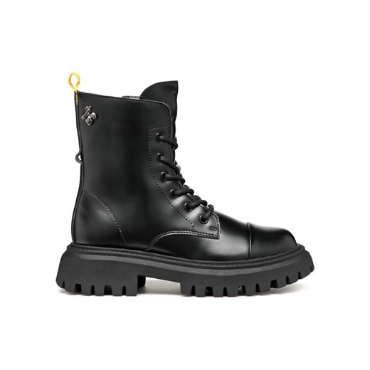 Geox Kozaki J Maquinnens Girl J46M6B 000CN C9999 S Czarny ze sklepu MODIVO w kategorii Buty zimowe dziecięce - zdjęcie 182672700