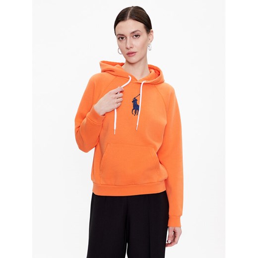 Polo Ralph Lauren Bluza 211892658003 Pomarańczowy Regular Fit ze sklepu MODIVO w kategorii Bluzy damskie - zdjęcie 182672740
