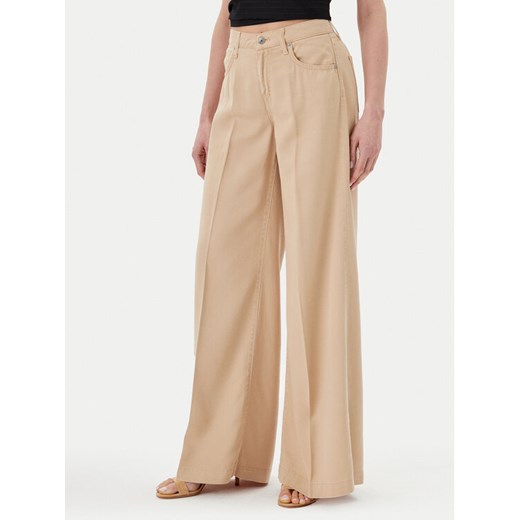 ViCOLO Jeansy DD5043 Beżowy Wide Leg ze sklepu MODIVO w kategorii Jeansy damskie - zdjęcie 182672771