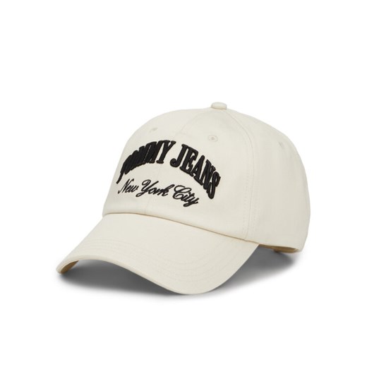 Tommy Jeans Czapka z daszkiem Hot Summer AW0AW15959 Beżowy ze sklepu MODIVO w kategorii Czapki z daszkiem damskie - zdjęcie 182672821