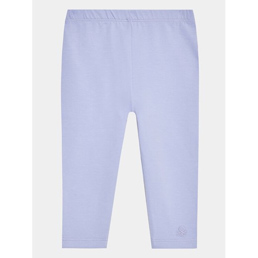 United Colors Of Benetton Legginsy 3MT1GF01L Fioletowy Slim Fit ze sklepu MODIVO w kategorii Spodnie dziewczęce - zdjęcie 182672903