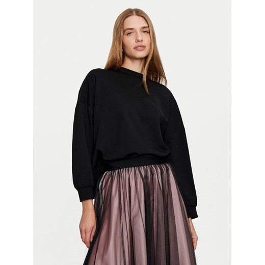Imperial Bluza FG94IHZ Czarny Loose Fit ze sklepu MODIVO w kategorii Bluzy damskie - zdjęcie 182672921