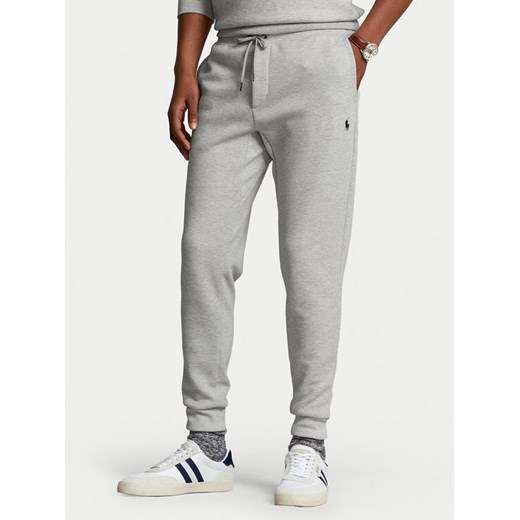 Polo Ralph Lauren Spodnie dresowe 710888283003 Szary Regular Fit ze sklepu MODIVO w kategorii Spodnie męskie - zdjęcie 182672944