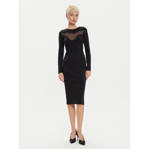 PINKO Sukienka koktajlowa 103844 A208 Czarny Slim Fit ze sklepu MODIVO w kategorii Sukienki - zdjęcie 182672973