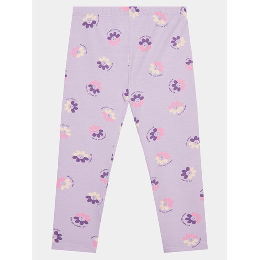United Colors Of Benetton Legginsy 3Q0JGF03T Fioletowy Slim Fit ze sklepu MODIVO w kategorii Spodnie dziewczęce - zdjęcie 182673003