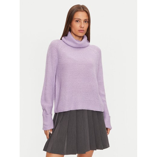 Brave Soul Golf LK-230WERBURGHS Fioletowy Loose Fit ze sklepu MODIVO w kategorii Swetry damskie - zdjęcie 182673033