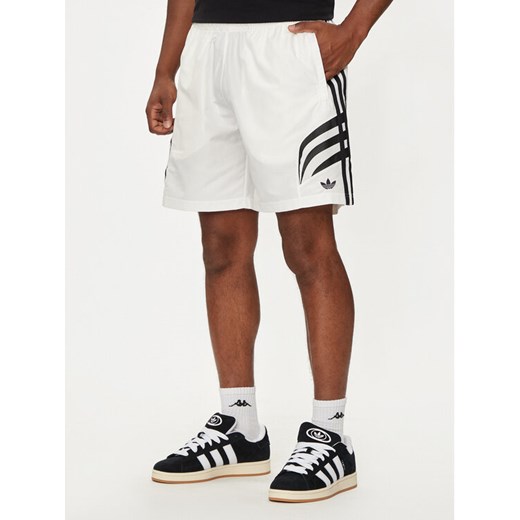 adidas Szorty sportowe Q3 Atlanta IX6729 Biały Regular Fit ze sklepu MODIVO w kategorii Spodenki męskie - zdjęcie 182673051