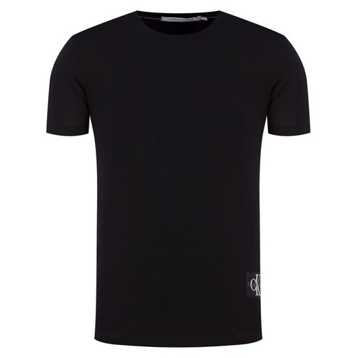 Calvin Klein Jeans T-Shirt Essential J30J315319 Czarny Regular Fit ze sklepu MODIVO w kategorii T-shirty męskie - zdjęcie 182673063
