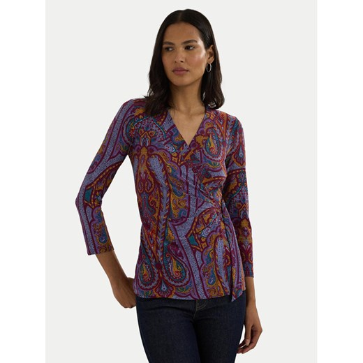 Lauren Ralph Lauren Bluzka 200940519001 Kolorowy Regular Fit ze sklepu MODIVO w kategorii Bluzki damskie - zdjęcie 182673073