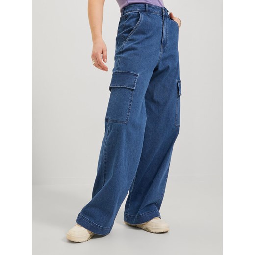 JJXX Jeansy 12241211 Niebieski Wide Leg ze sklepu MODIVO w kategorii Jeansy damskie - zdjęcie 182673081