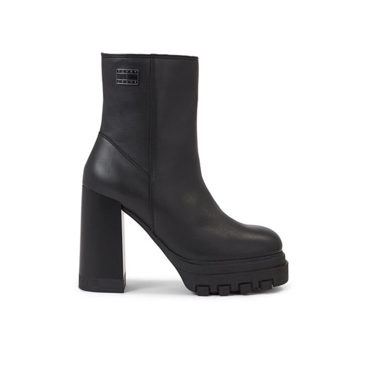 Tommy Jeans Botki Tjw High Heel Ankle EN0EN02256 Czarny ze sklepu MODIVO w kategorii Botki - zdjęcie 182673120