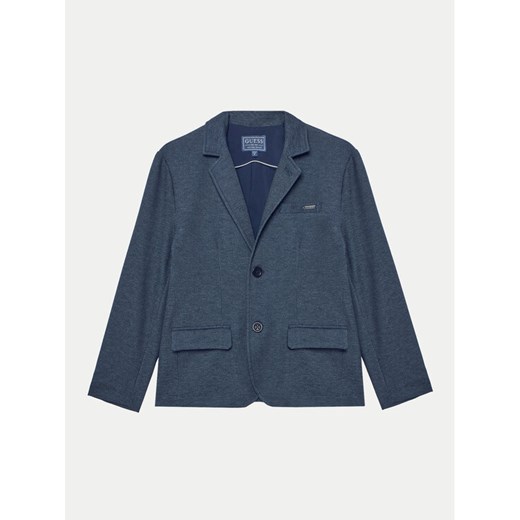 Guess Marynarka L5RN03 KCL30 Granatowy Regular Fit ze sklepu MODIVO w kategorii Marynarki i garnitury chłopięce - zdjęcie 182673131
