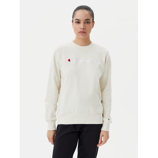 Champion Bluza 117752 Écru Regular Fit ze sklepu MODIVO w kategorii Bluzy damskie - zdjęcie 182673132