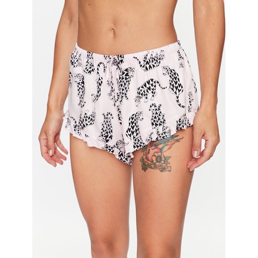Hunkemöller Szorty piżamowe 203160 Różowy Comfortable Fit ze sklepu MODIVO w kategorii Piżamy damskie - zdjęcie 182673134