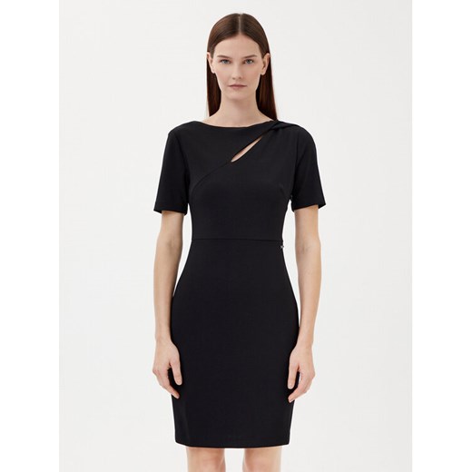 Calvin Klein Sukienka koktajlowa K20K208174 Czarny Regular Fit ze sklepu MODIVO w kategorii Sukienki - zdjęcie 182673141