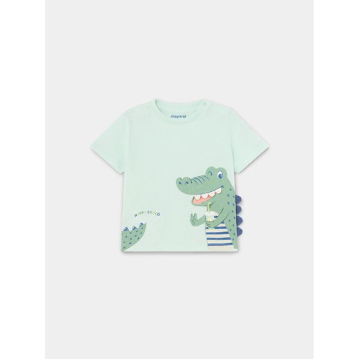 Mayoral T-Shirt 1022 Zielony Regular Fit ze sklepu MODIVO w kategorii Koszulki niemowlęce - zdjęcie 182673170
